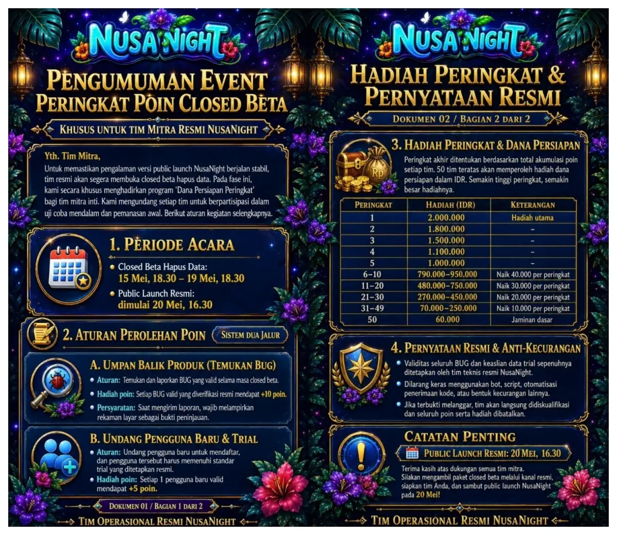 Game P2E Nusa Night Siap Rilis, Early Player Punya Banyak Keuntungan