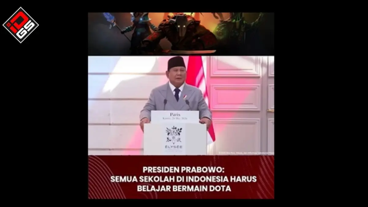 Video AI Presiden Prabowo soal Kurikulum Wajib Dota Beredar, Ini Faktanya