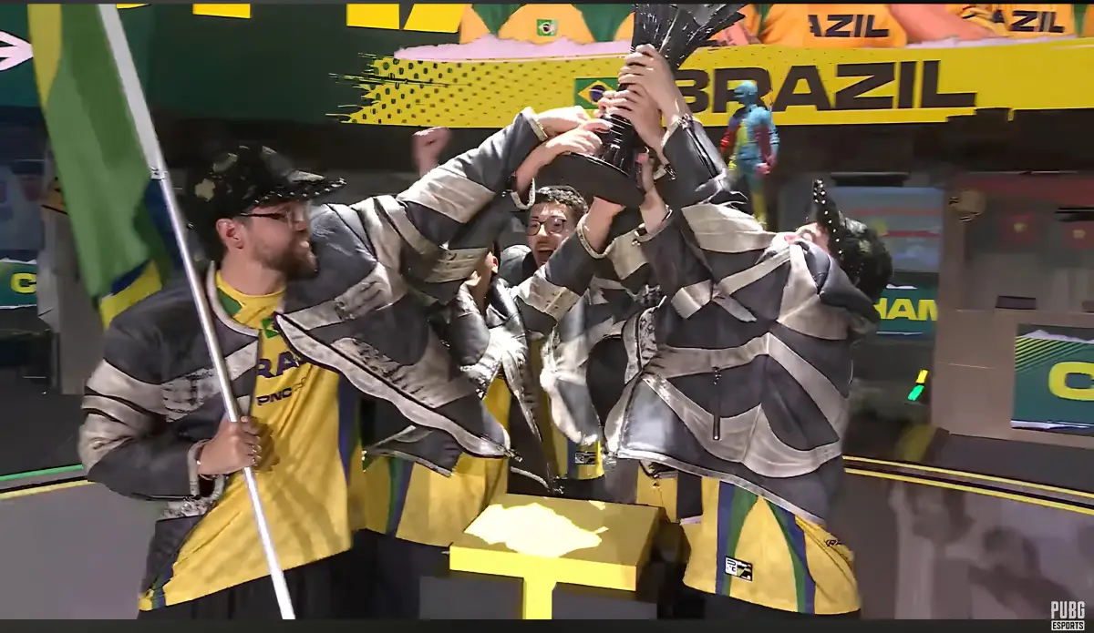 PUBG Nations Cup (PNC) 2026 Brasil berhasil jadi juara sementara Indonesia harus mengakhiri perjuangannya di peringkat ke-16. (FOTO: Tangkap Layar: YouTube PUBG Esports)