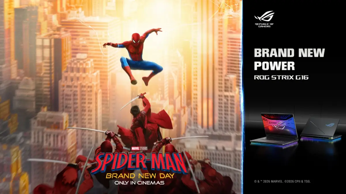 ASUS ROG dan Spider-Man: Brand New Day Kembali Berkolaborasi, Hadirkan Laptop Gaming Berperforma Tinggi
