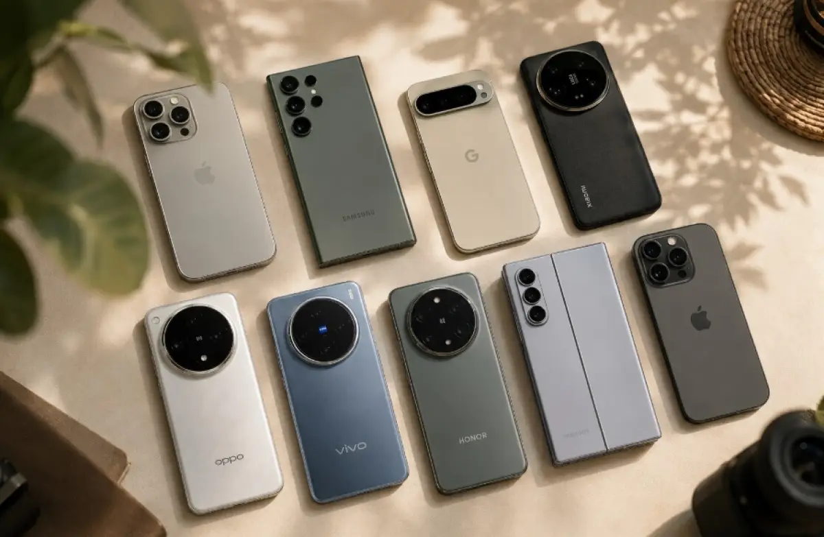 Gak Perlu Kamera Mahal, Ini 9 HP Kamera Terbaik 2026 Buat Bikin Konten TikTok, Reels, dan YouTube Jadi Sinematik