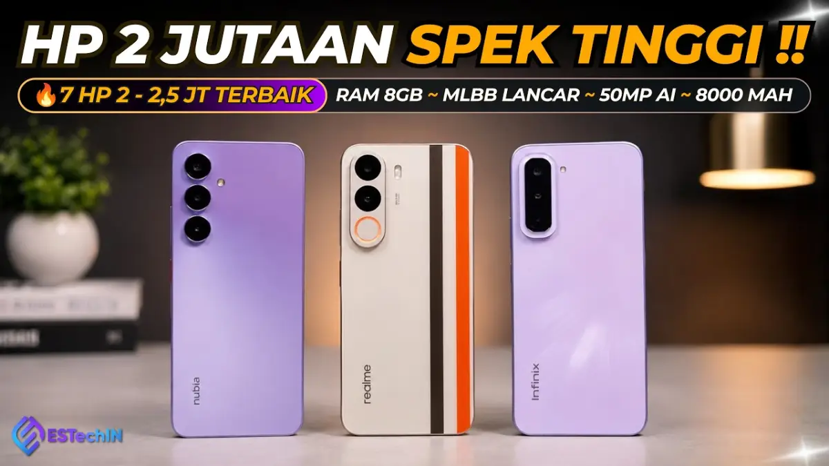 7 HP 2 Jutaan Terbaik 2026, Paling Worth It